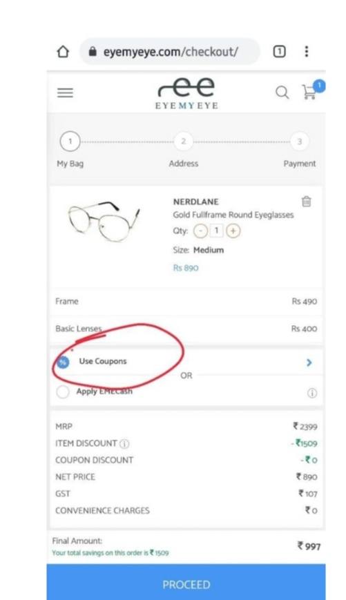 {Loot Free} Get 1 Free Eyeglass / Sunglasses From EyeMyEye {Loot Free} Get 1 Free Eyeglass / Sunglasses From EyeMyEye