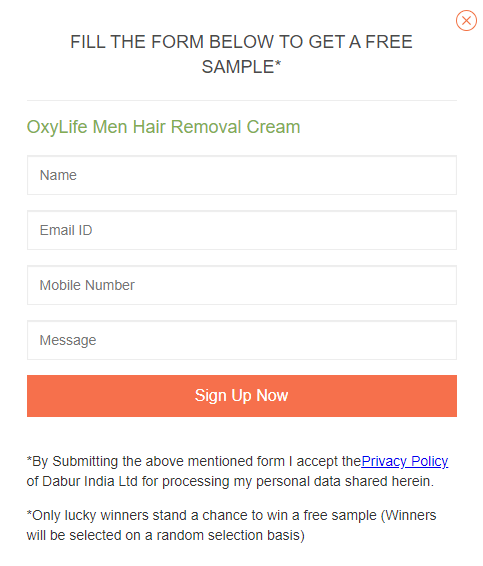 Free Sample of OxyLife